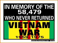 In Memory of the 58,479 Who Never Returned - Vietnam War 1959-1975
